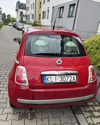 Fiat 500 cena 11900 przebieg: 103000, rok produkcji 2008 z Kraków małe 22